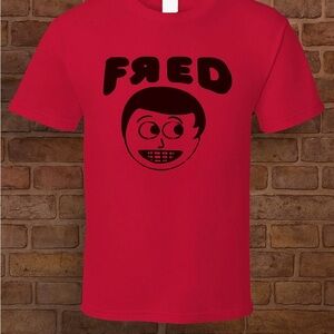 Fred Figglehorn Red Graphic T-Shirt